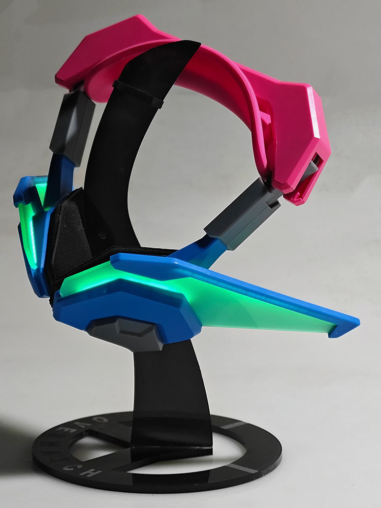 Dva Cosplay Prop - MMGG juego Overwatches D.Va auriculares de