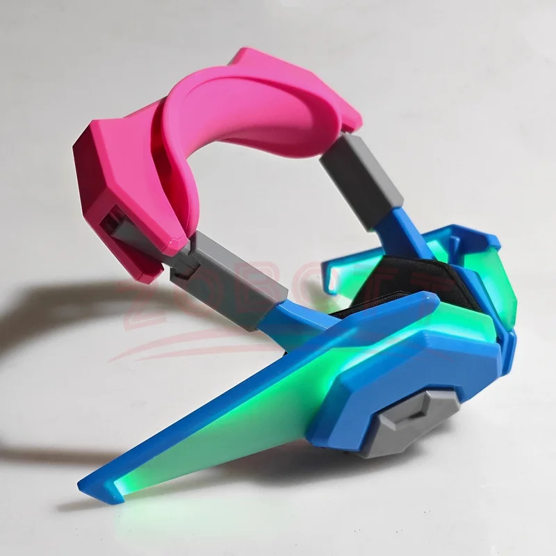 Dva Cosplay Prop - CyGame Overwatch D.Va auriculares de música