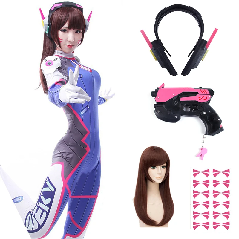 Dva Cosplay Prop - Mono de mujer de Anime, medias,