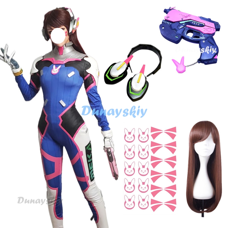 Dva Cosplay Prop - Mono de mujer de Anime, medias,
