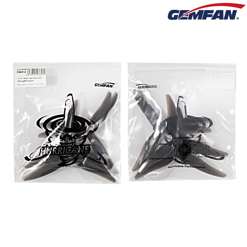 10 pares (10CW + 10CCW) Gemfan - Ekko Cosplay Prop reseña y precio