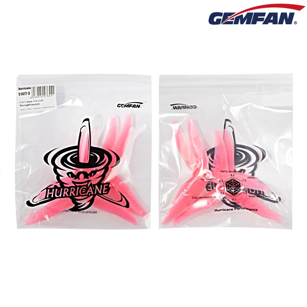 10 pares (10CW + 10CCW) Gemfan - Ekko Cosplay Prop reseña y precio