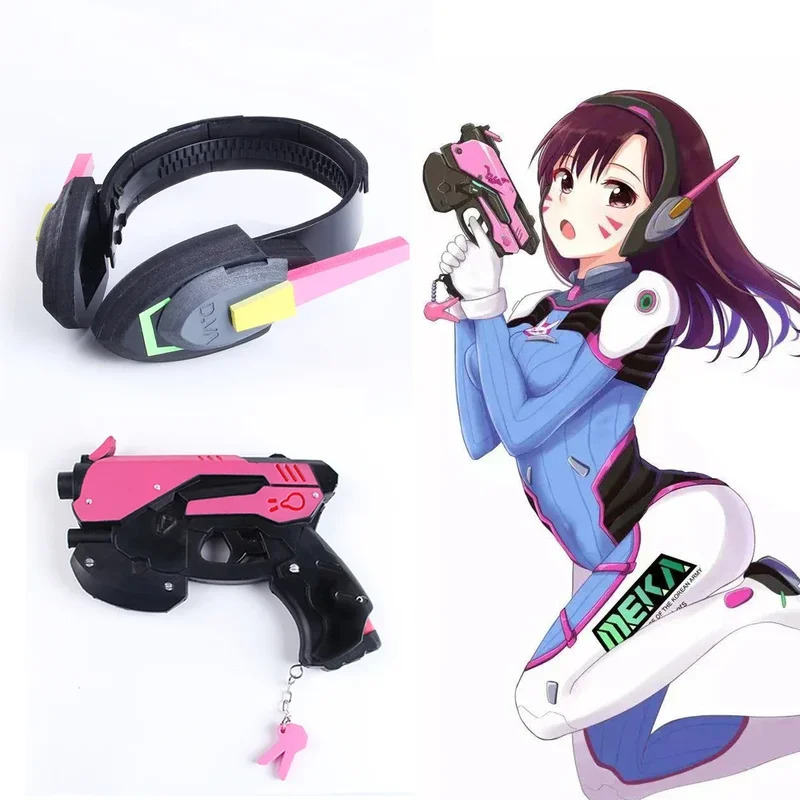 Juego Overwatch D.Va auricular - Dva Cosplay Prop reseña y precio